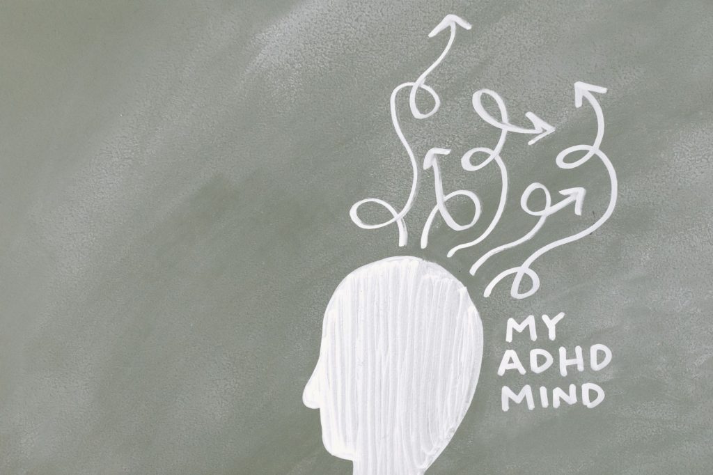 Illustration du cerveau humain et des circuits neuronaux impliqués dans l'anxiété